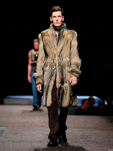 prada fake fur coat|prada fur coat men.